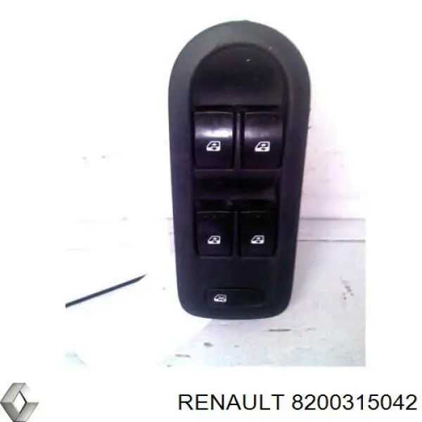 Кнопки переднего левого стеклоподъемника Renault (RVI) 8200315042