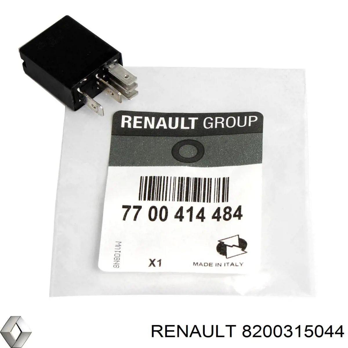 Кнопка включения мотора стеклоподъемника передняя левая Renault (RVI) 8200315044