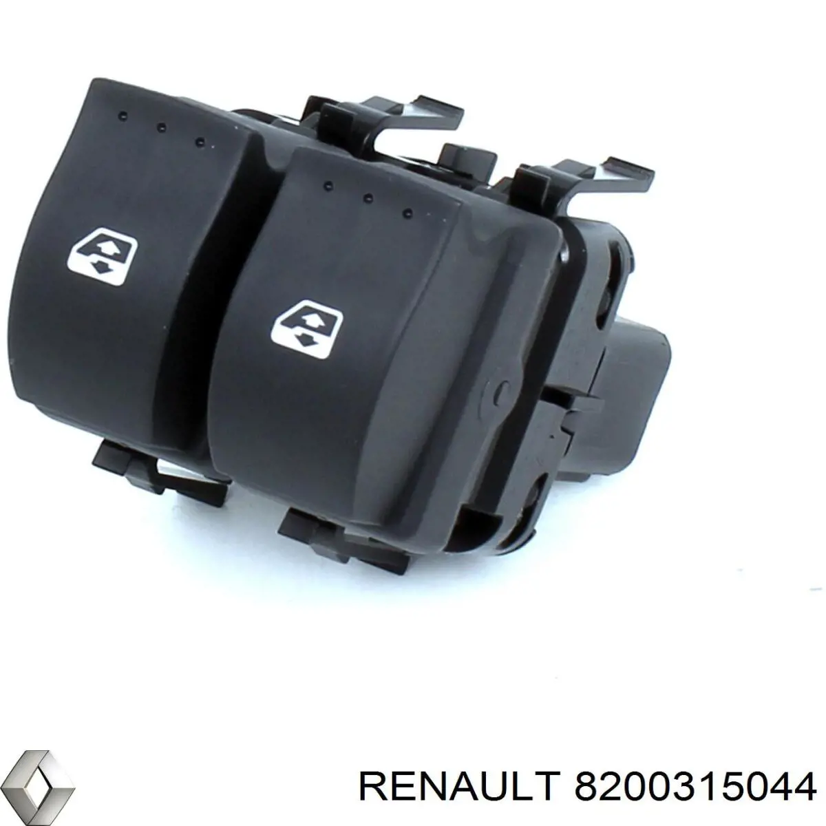 Botón de encendido, motor eléctrico, elevalunas, puerta delantera izquierda 8200315044 Renault (RVI)