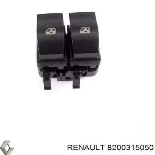 Interruptor de elevalunas delantera izquierda 8200315050 Renault (RVI)