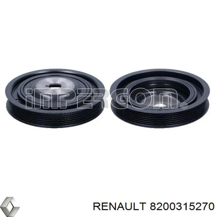 Шкив коленвала 8200315270 Renault (RVI)