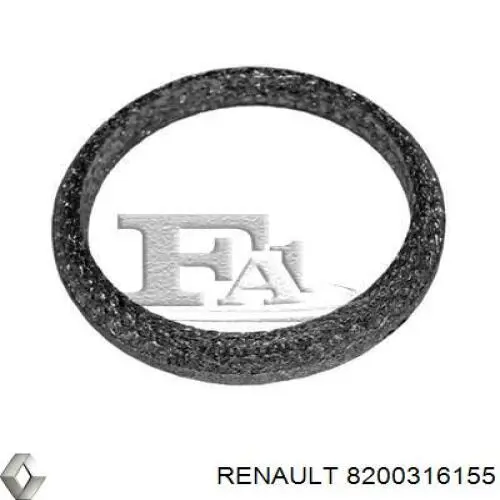 Кольцо приемной трубы глушителя Renault (RVI) 8200316155