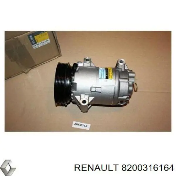 Компрессор кондиционера Renault (RVI) 8200316164