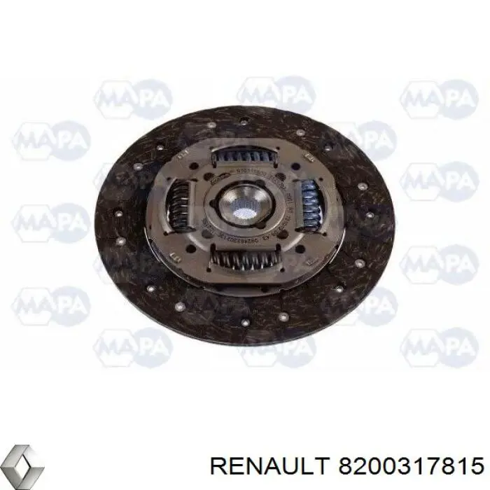 Диск сцепления Renault (RVI) 8200317815 цена, от 129.65 USD