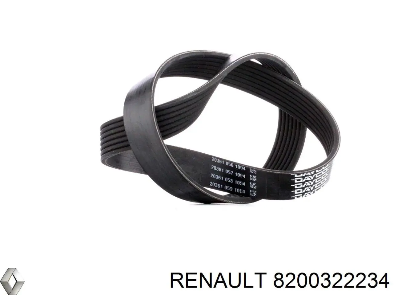 8200322234 Renault (RVI) ремень генератора