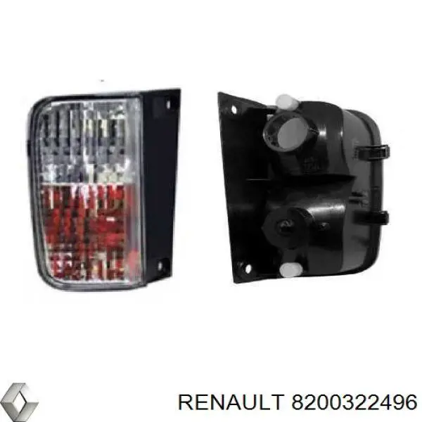 8200322496 Renault (RVI) фонарь противотуманный задний левый