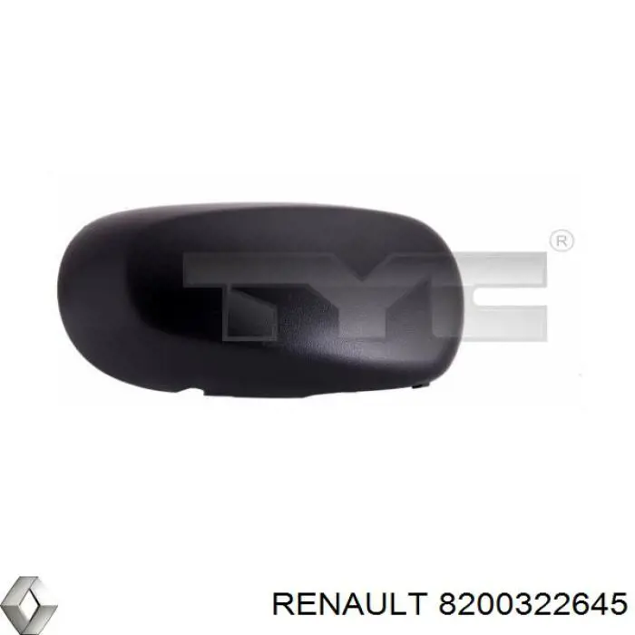 8200322645 Renault (RVI) накладка (крышка зеркала заднего вида левая)