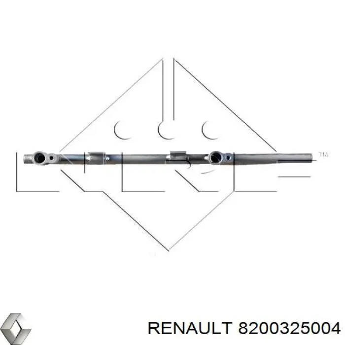Радиатор кондиционера 8200325004 Renault (RVI)