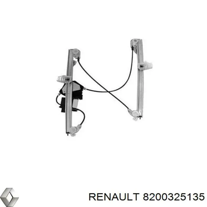 8200325135 Renault (RVI) mecanismo de acionamento de vidro da porta dianteira direita