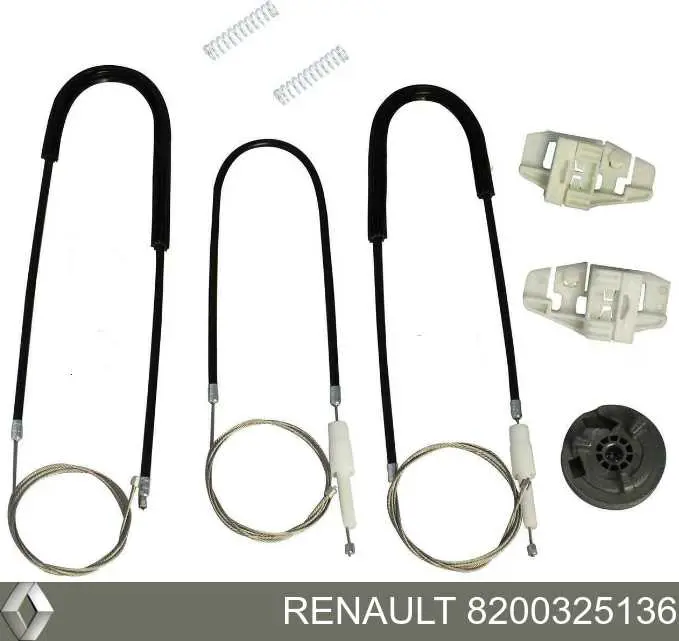 Механизм стеклоподъемника двери передней левой Renault (RVI) 8200325136