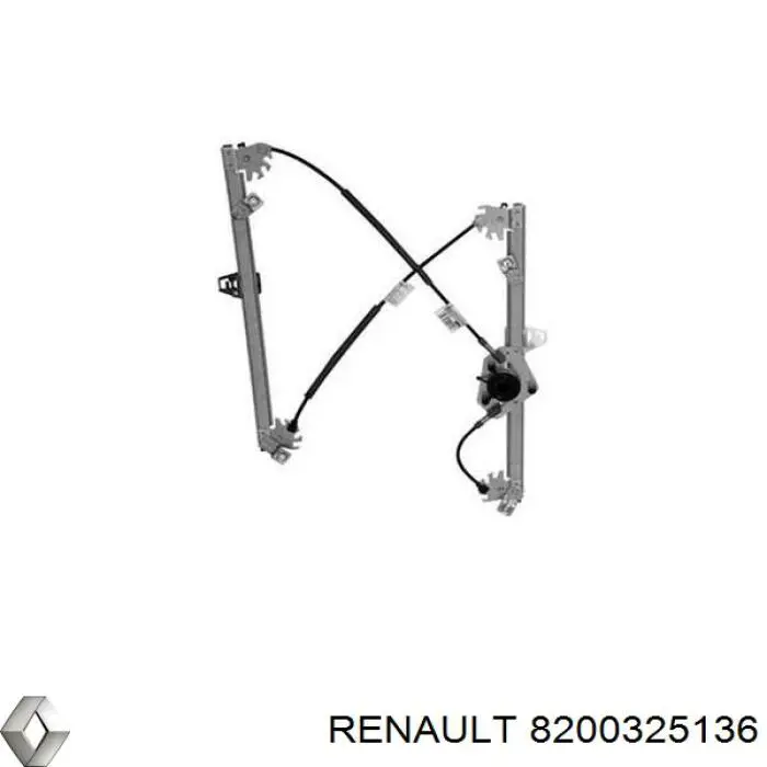 Стеклоподъемник передней левой двери 8200325136 Renault (RVI)