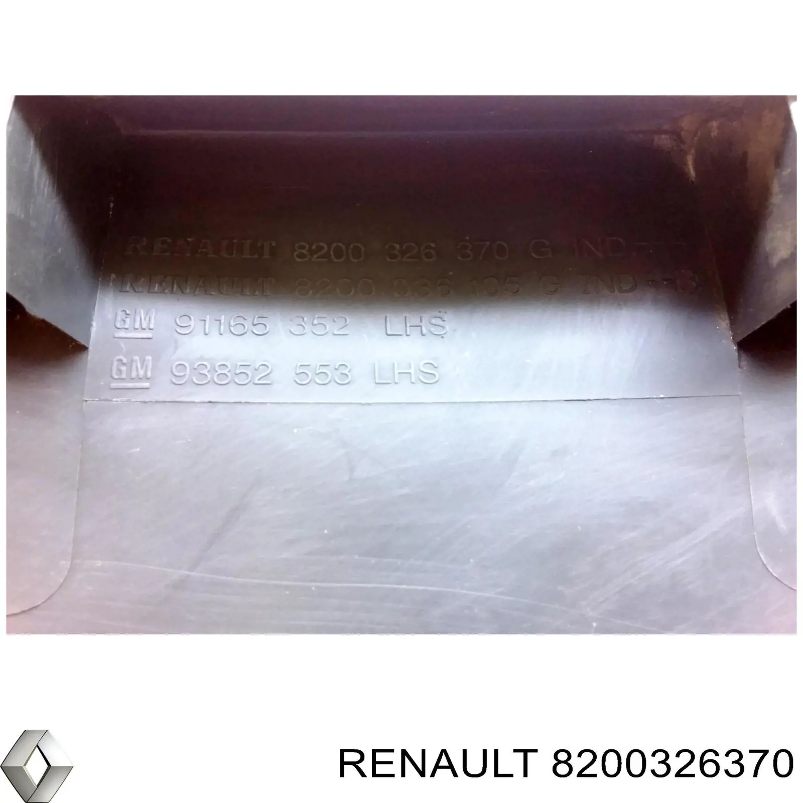 Накладка стойки кузова внешняя центральная левая Renault (RVI) 8200326370 цена, от 7.64 USD