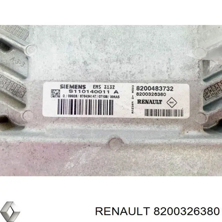 ЭБУ двигателем Renault (RVI) 8200326380 цена, от 42.28 USD