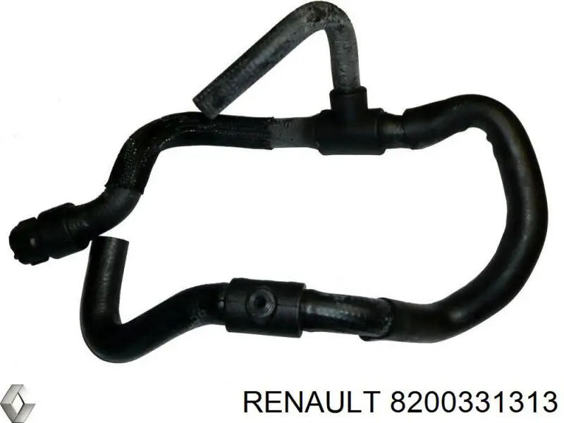 Шланг радиатора отопителя (печки), обратка Renault (RVI) 8200331313