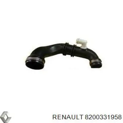 Патрубок воздушный, вход в турбину (наддув) Renault (RVI) 8200331958 цена, от 58.65 USD