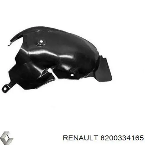 Подкрылок крыла переднего правый задний 8200334165 Renault (RVI)