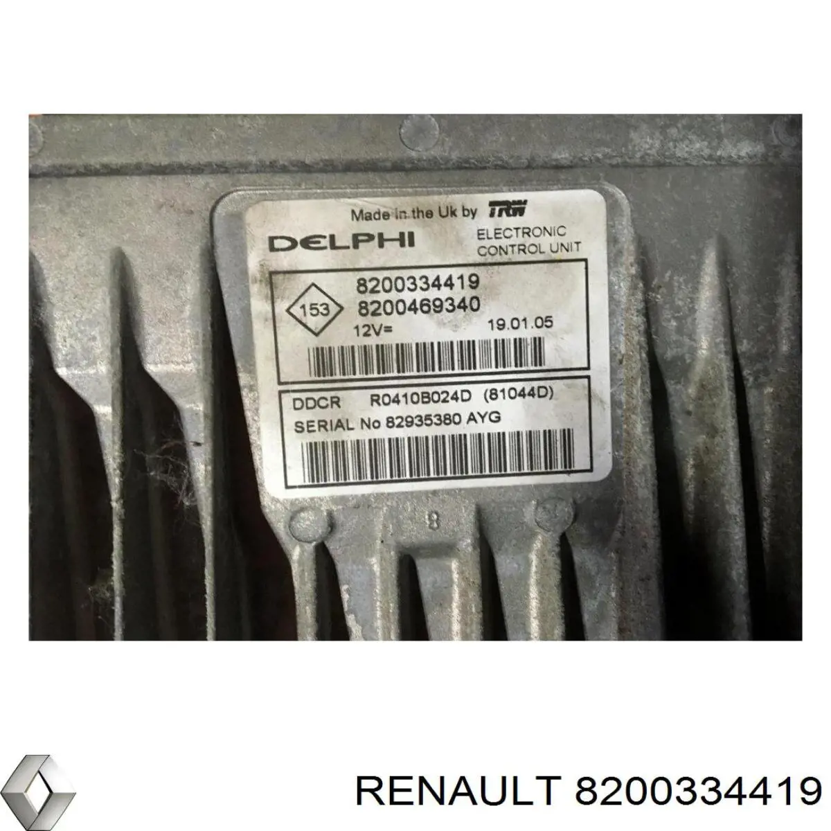 8200334419 Renault (RVI) модуль управления (эбу двигателем)
