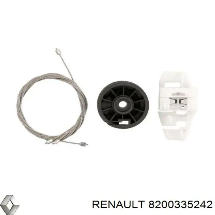 Стеклоподъемник передней левой двери 8200335242 Renault (RVI)