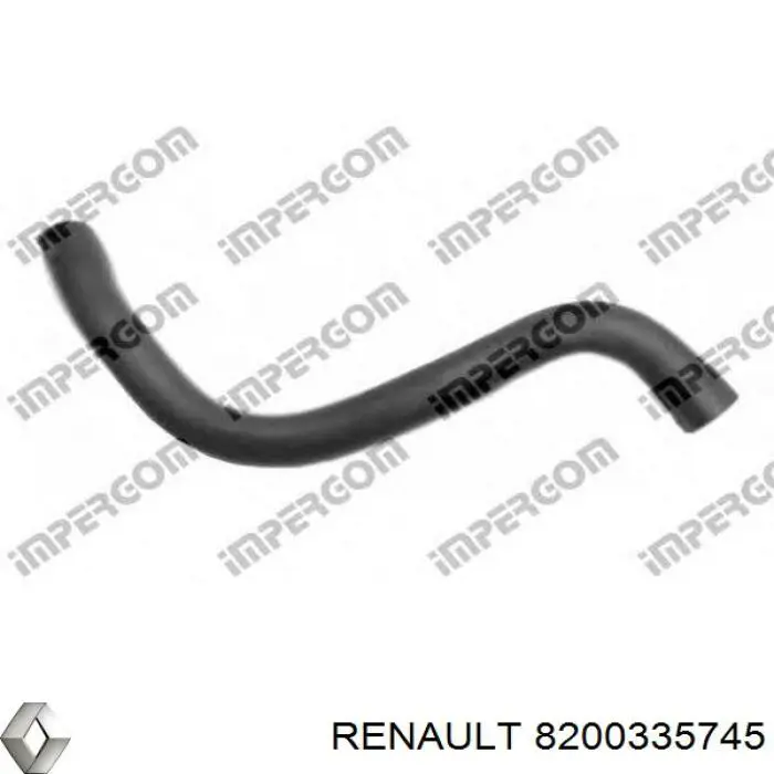 Шланг радиатора охлаждения Renault (RVI) 8200335745 цена, от 8.47 USD
