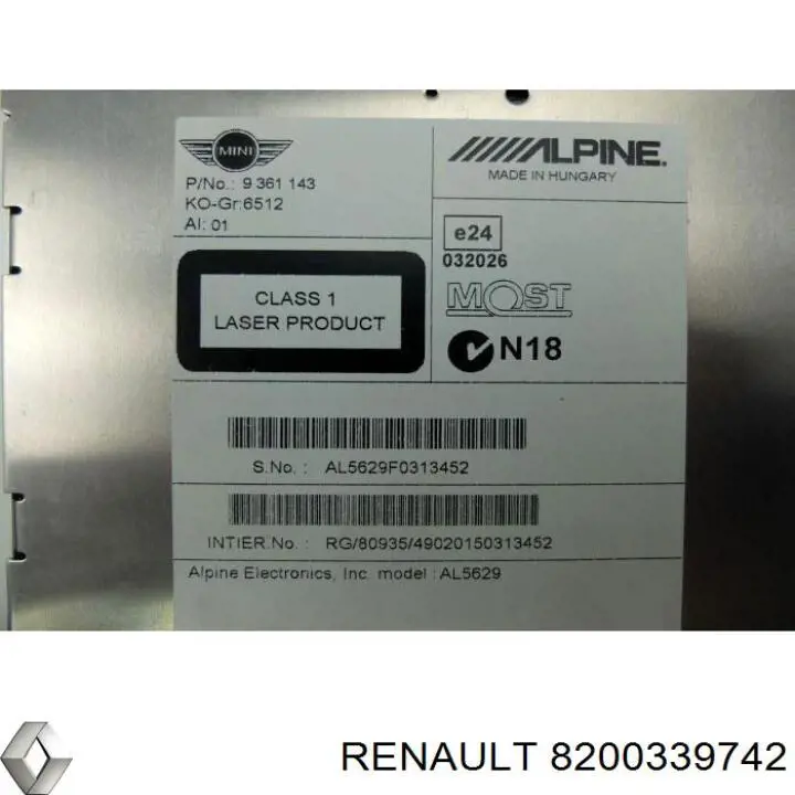  Renault (RVI) 8200339742