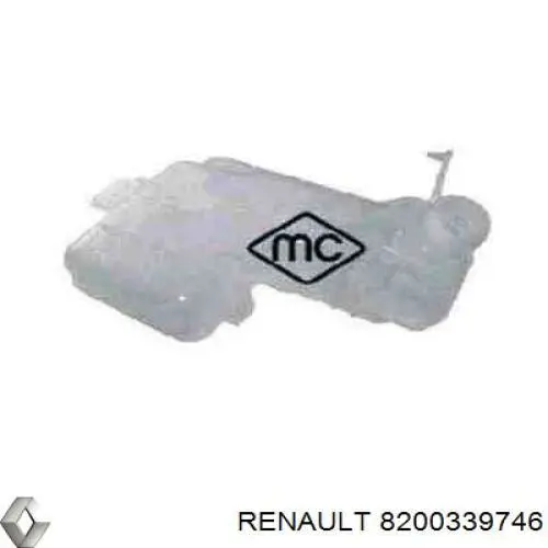 Бачок системы охлаждения двигателя расширительный Renault (RVI) 8200339746 цена, от 86.82 USD