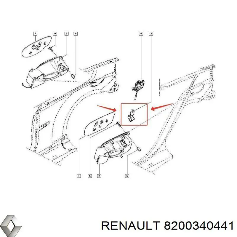  Renault (RVI) 8200340441 цена, от 12.67 USD