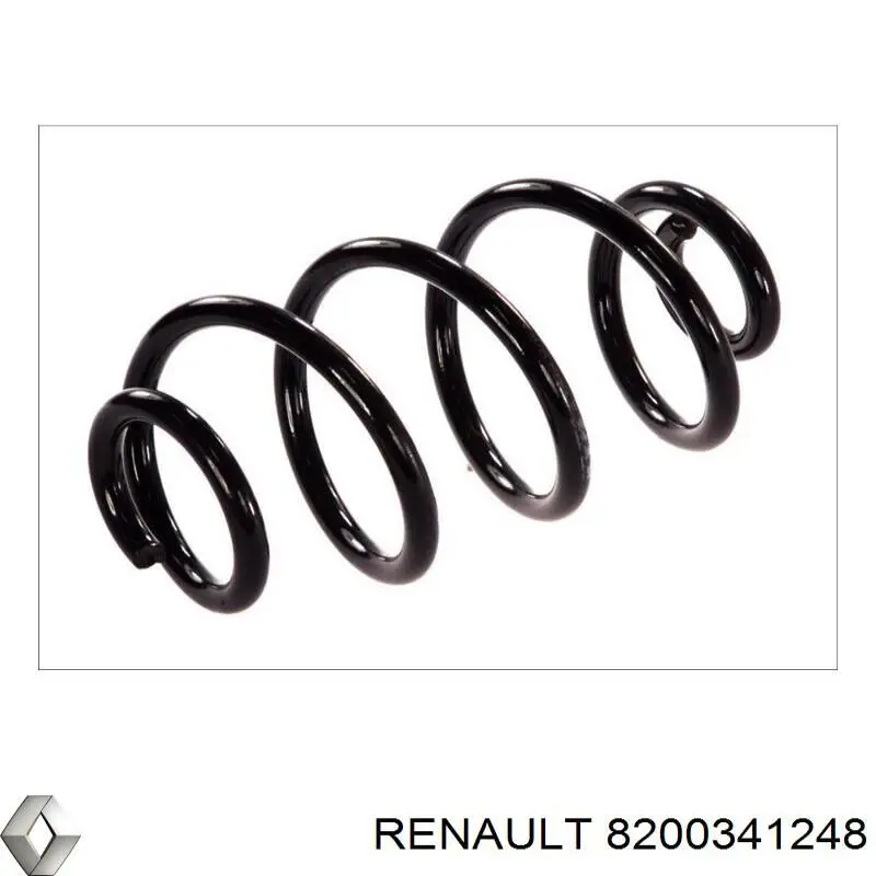 Пружина задняя Renault (RVI) 8200341248