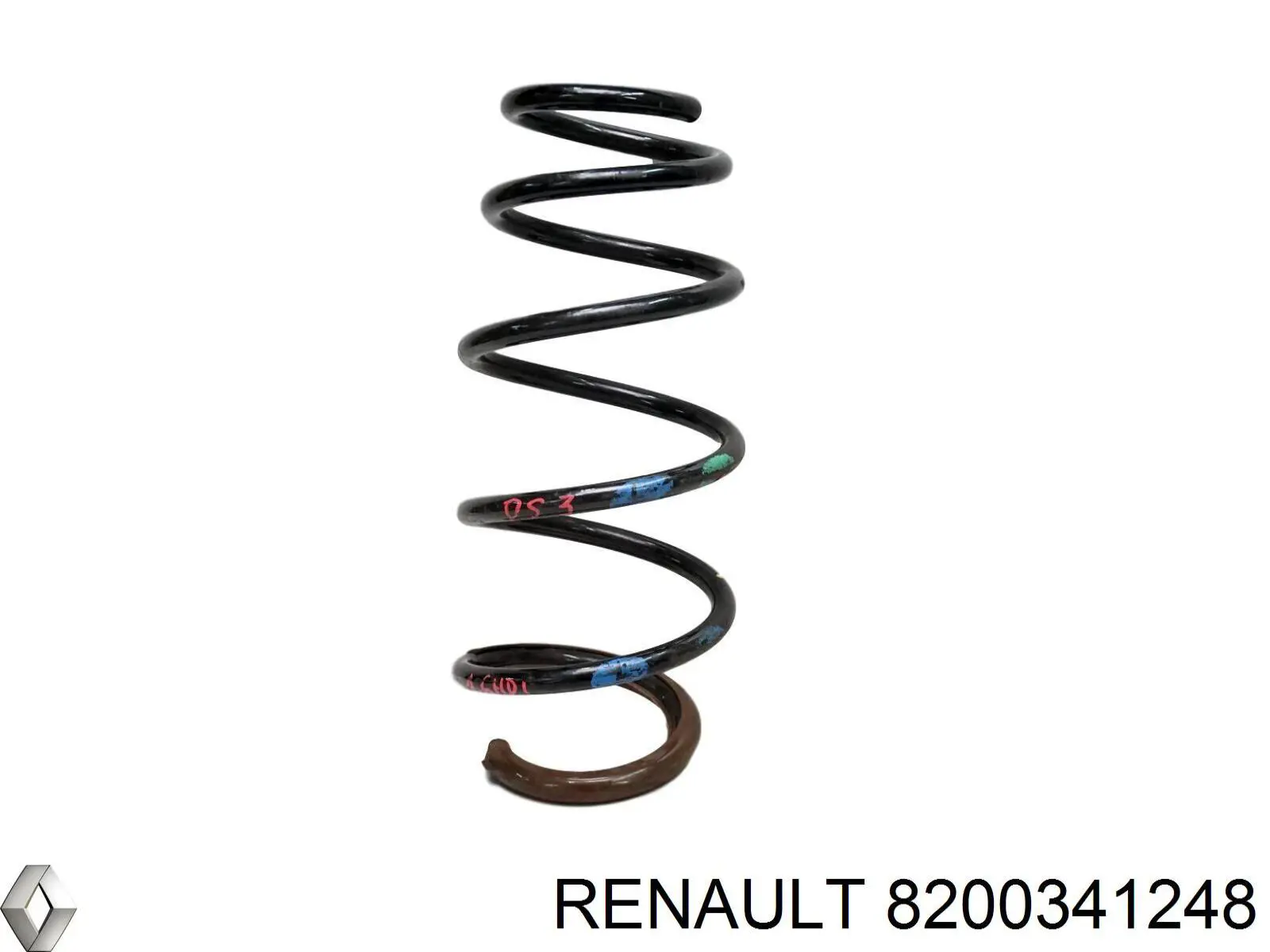 Задняя пружина 8200341248 Renault (RVI)