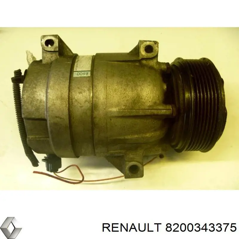 Компрессор системы кондиционирования Renault (RVI) 8200343375 цена, от 126.69 USD
