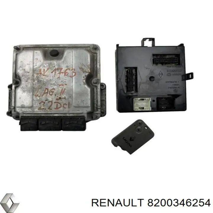 8200346254 Renault (RVI) módulo de direção (centralina eletrônica de motor)