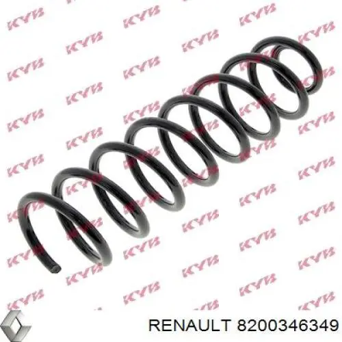 8200346349 Renault (RVI) Пружина подвески задняя