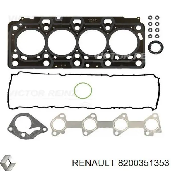Прокладка ГБЦ Renault (RVI) 8200351353 цена, от 23.31 USD