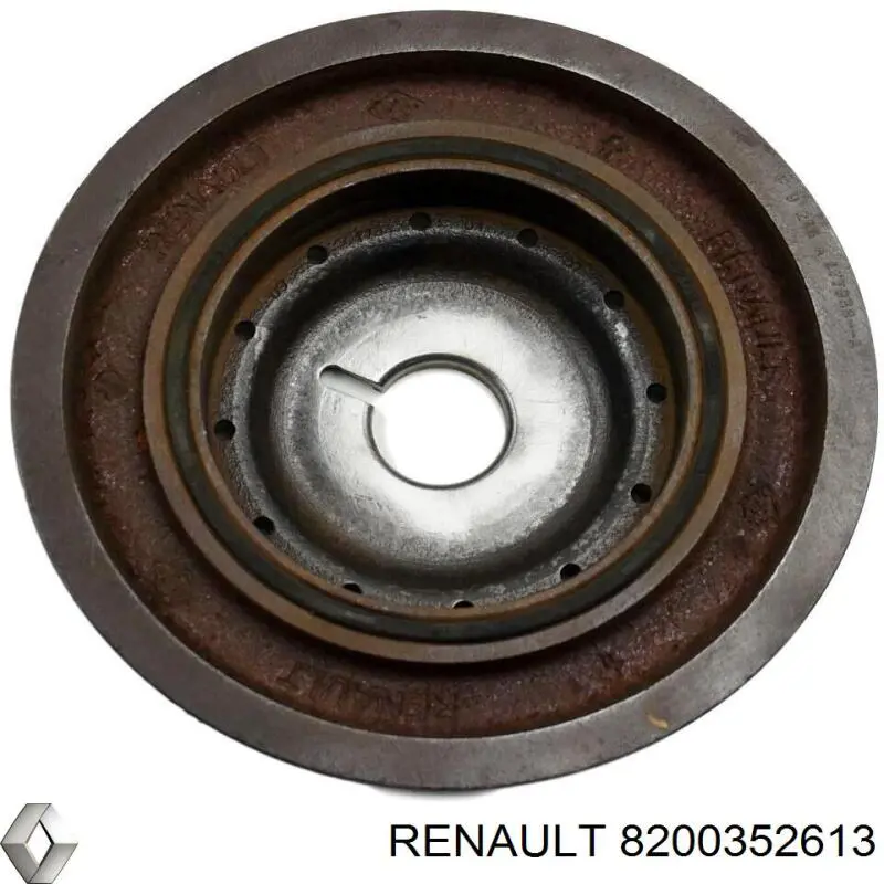 Купить 8200352613 Renault (RVI) Шкив-демпфер коленвала