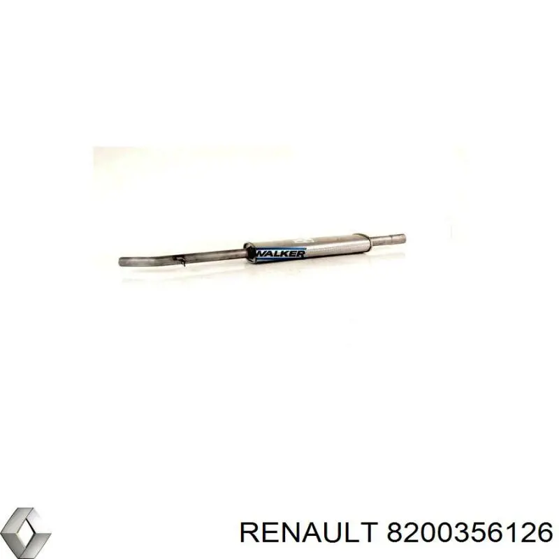 Купить 8200356126 Renault (RVI) Выхлоп центральный