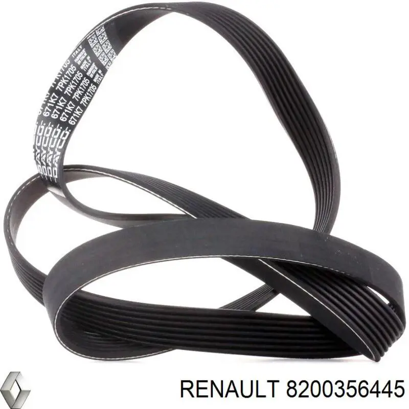 Клиновый ремень Renault (RVI) 8200356445 цена, от 20.67 USD