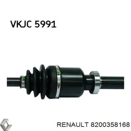 Купить 8200358168 Renault (RVI) Вал приводной правый