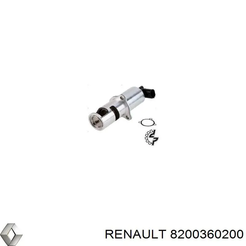 Купить 8200360200 Renault (RVI) Клапан EGR системы рециркуляции отработавших газов