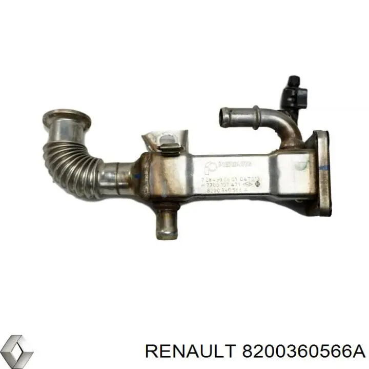 Купить 8200360566A Renault (RVI) Клапан EGR системы рециркуляции отработавших газов