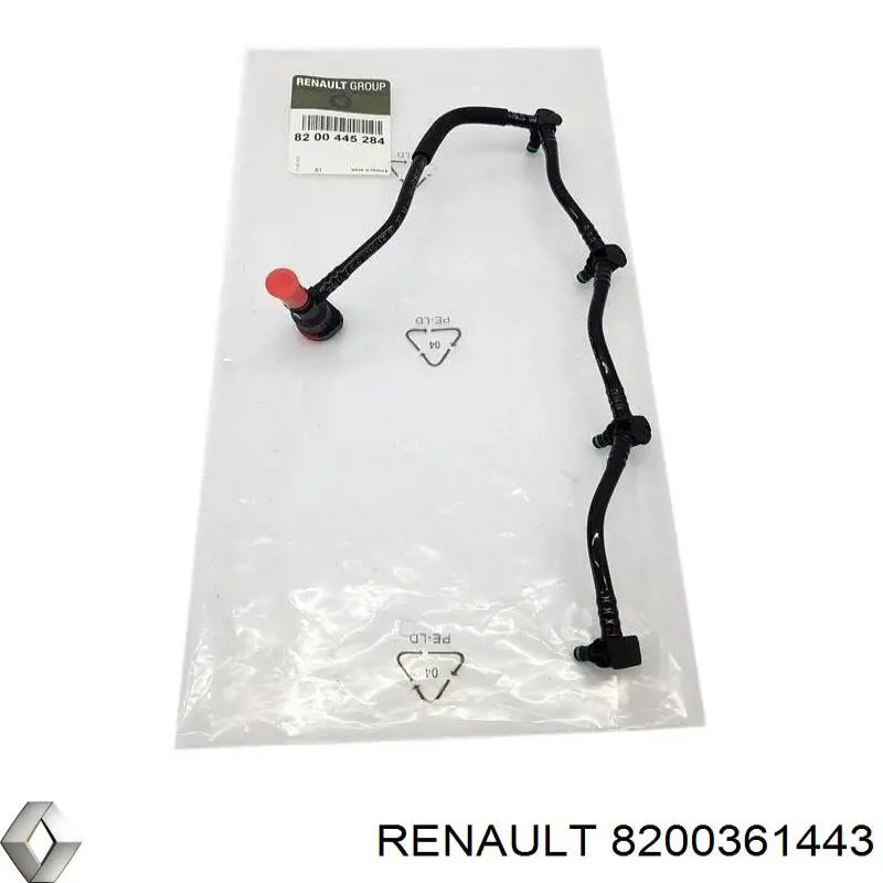 8200070989 Renault (RVI) tubo de combustível, inverso desde os injetores