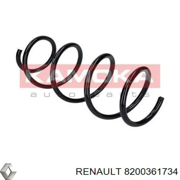 Пружина передняя Renault (RVI) 8200361734