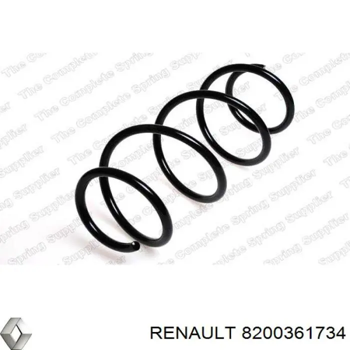 Передняя пружина 8200361734 Renault (RVI)