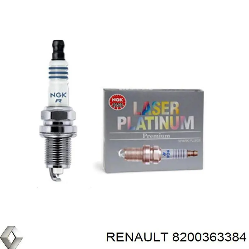 Купить 8200363384 Renault (RVI) Свечи автомобильные