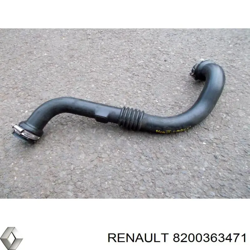 8200363471 RENAULT Tubo flexible de aire de sobrealimentación derecho original y equivalente