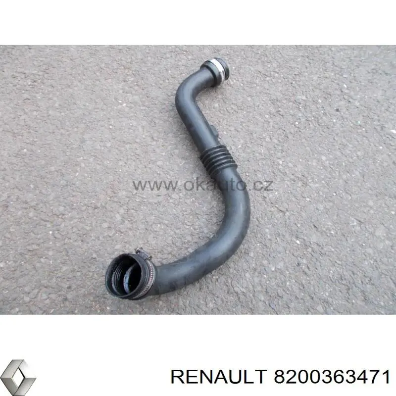 Купить 8200363471 Renault (RVI) Патрубок интеркулера