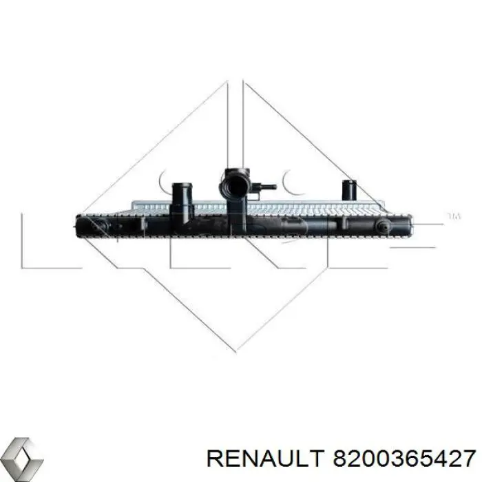 Радиатор охлаждения двигателя Renault (RVI) 8200365427 цена, от 81.99 USD