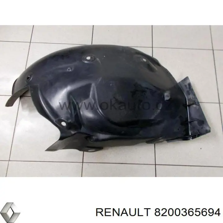 Подкрылок крыла переднего левый задний 8200365694 Renault (RVI)