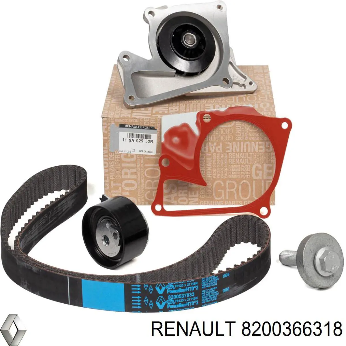 Зубчатый ремень Renault (RVI) 8200366318 цена, от 26.87 USD