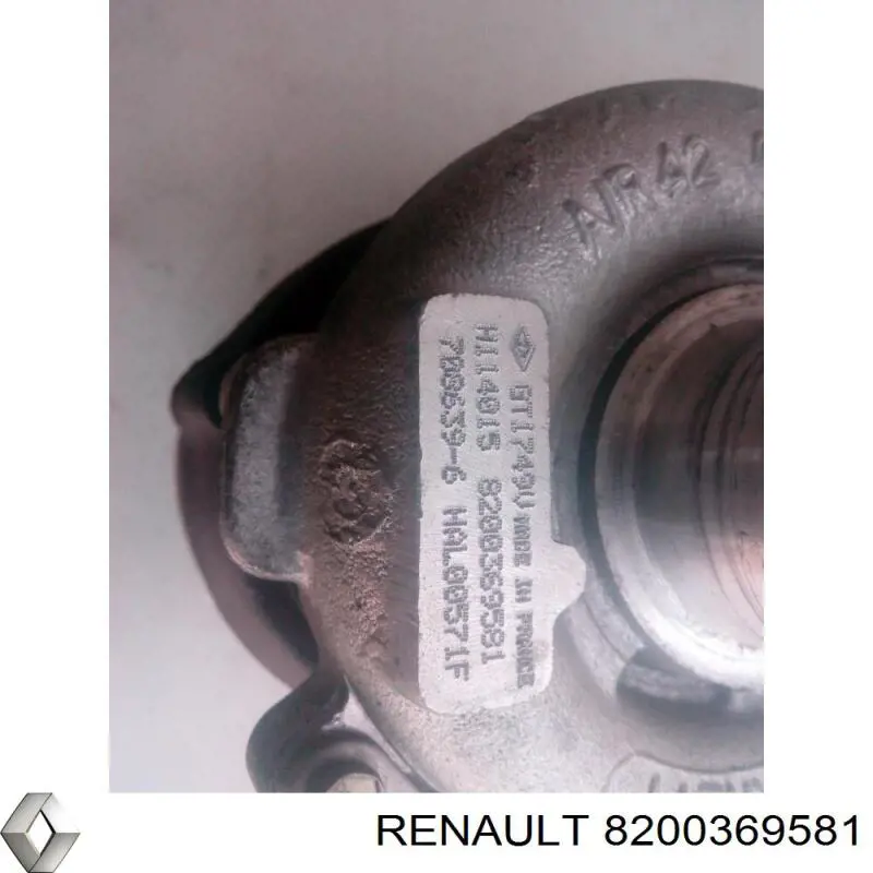 8200369581 Renault (RVI) турбина