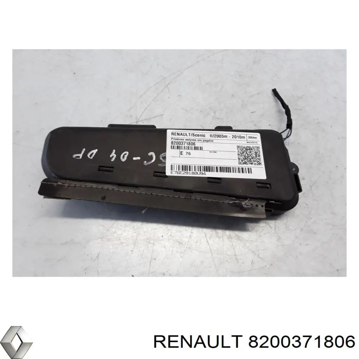 Подушка безопасности (AIRBAG) спинки сиденья левого 8200371806 Renault (RVI)