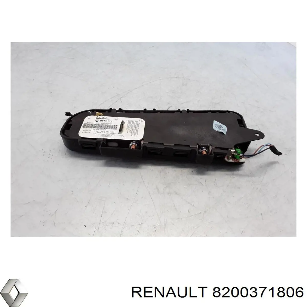 Подушка безопасности (AIRBAG) спинки сиденья левого 8200371806 Renault (RVI)
